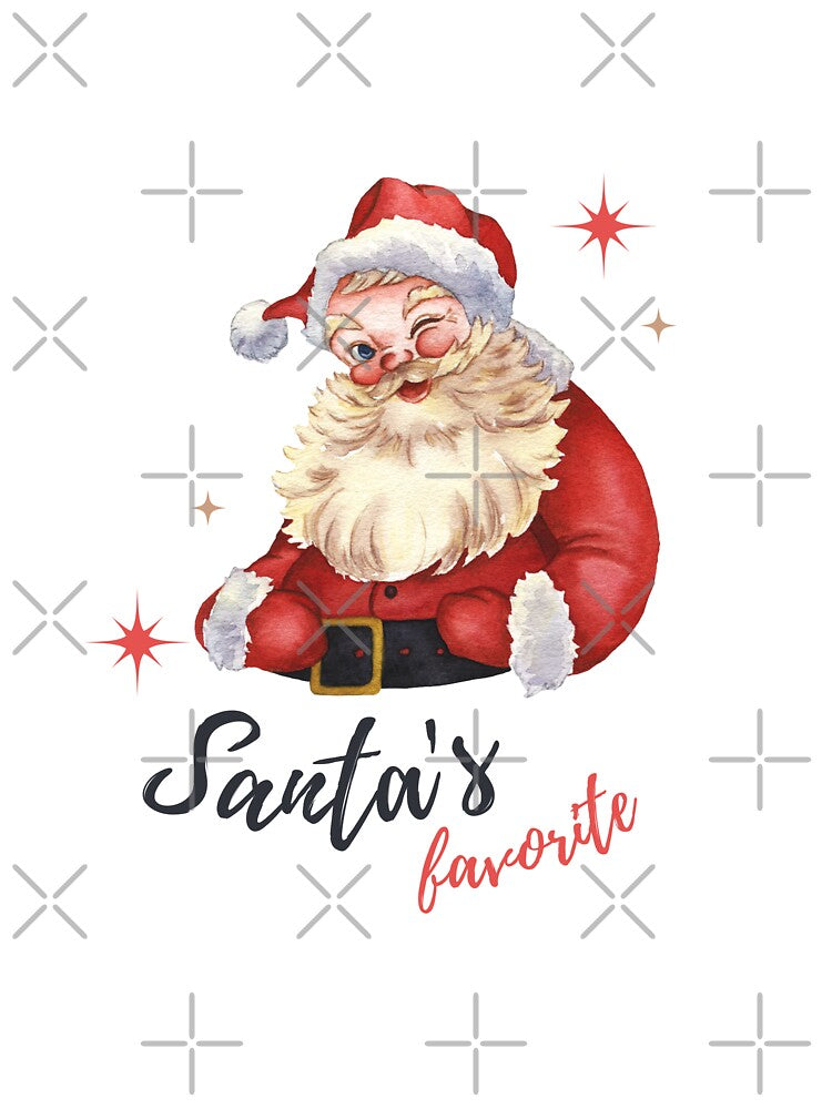 Retro Vintage Pink Santa Claus by Zirrko