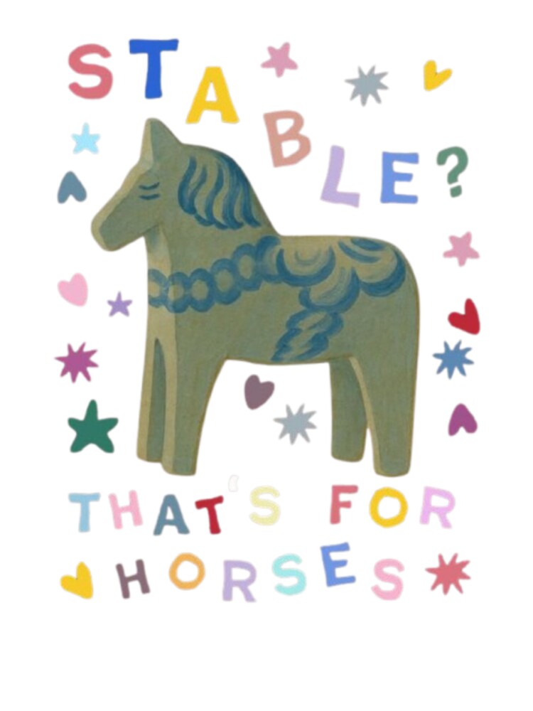 stable? that's for horses by indie cottage