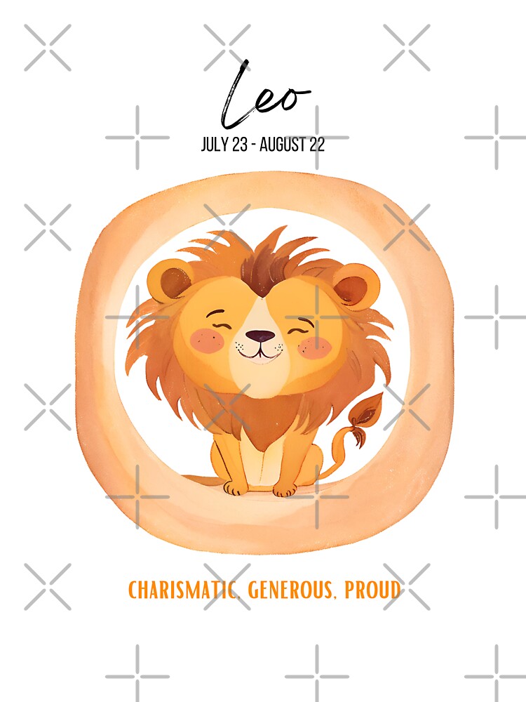leo  zodiac sign poster by taechion