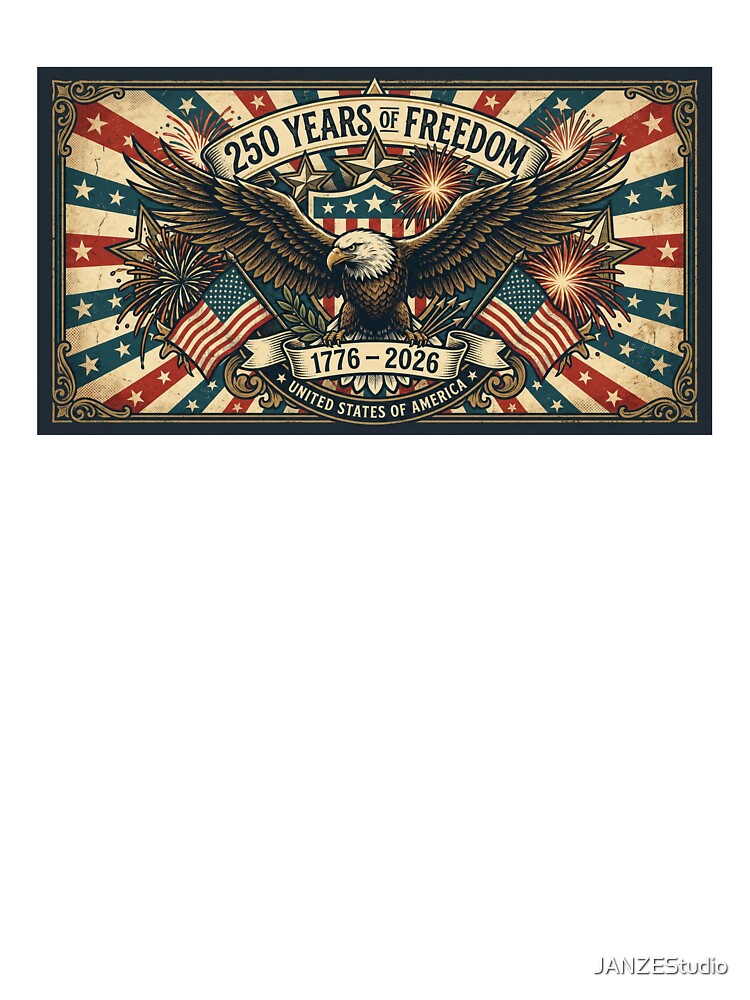America 250 Freedom Eagle by JANZEStudio