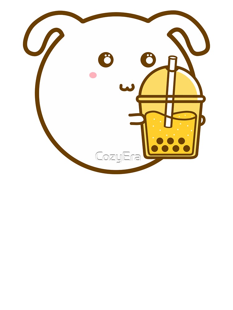 Mango boba tea by CozyEra