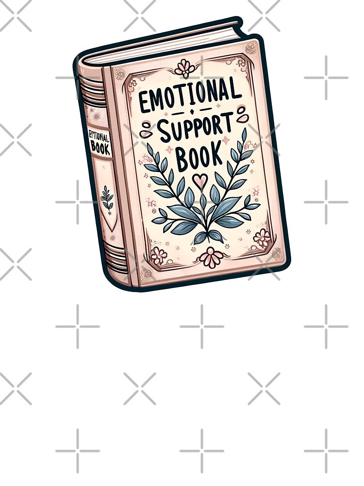 Reading addiction. Reading Enthusiast. Emotional Support Book. Comical & Heartwarming Reader's Companion by Unitepeople