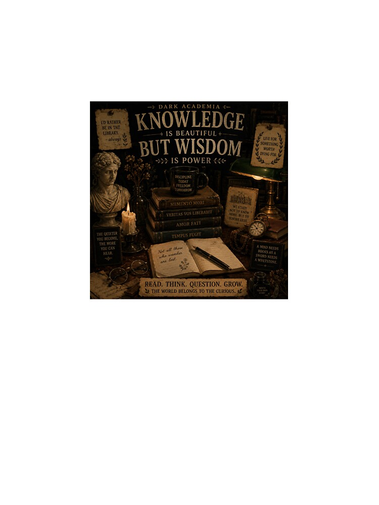 Knowledge Is Beautiful, But Wisdom Is Power by FAZ-DESIGNS