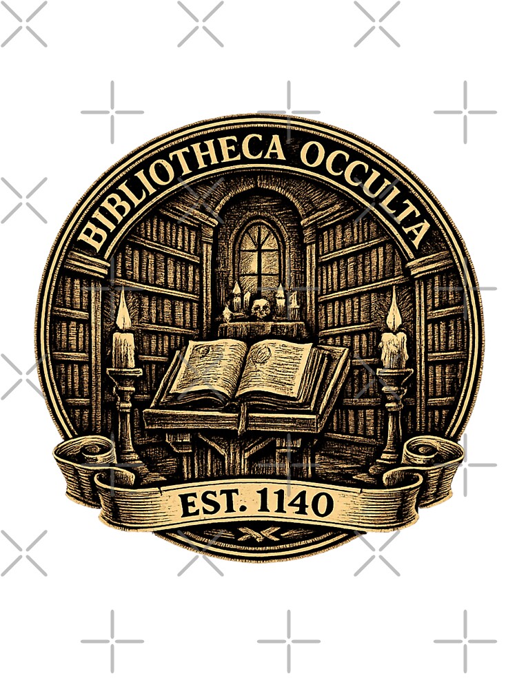 Dark Academia-Bibliotheca Occulta EST 1140 by w66aboo