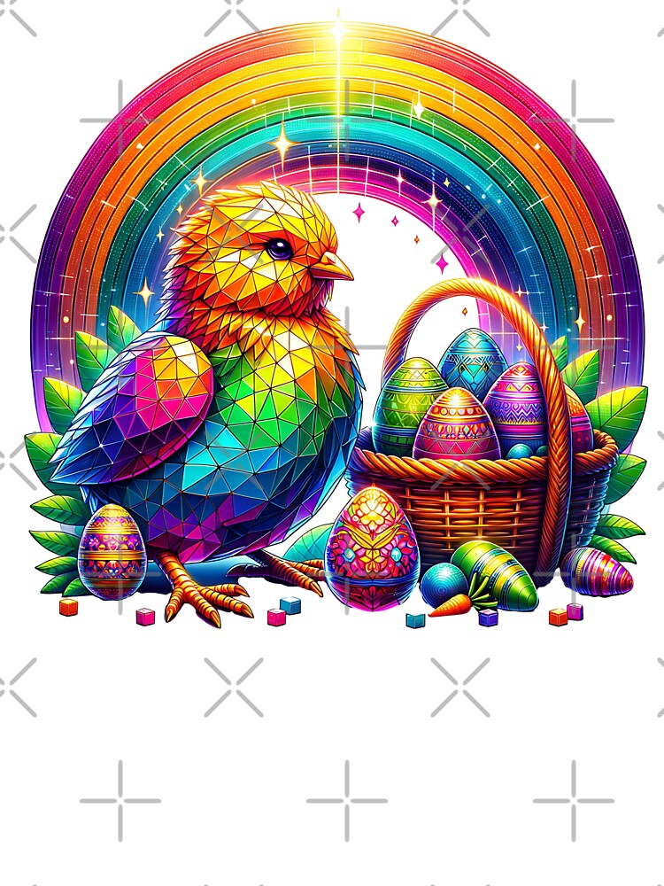 Geometric Easter Chick by Belarte.shop