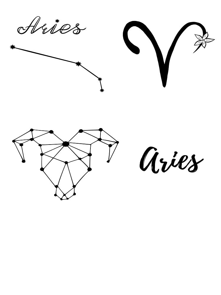 Sticker pack Aries star sign by DahliaBlanche