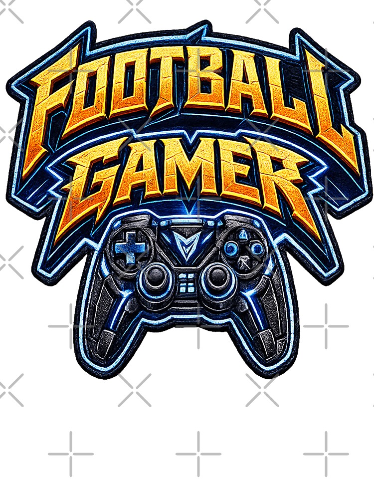 ⚡GAMER FOOTBALL GEEK NERD RETRO PRINT by Atelier RLGS