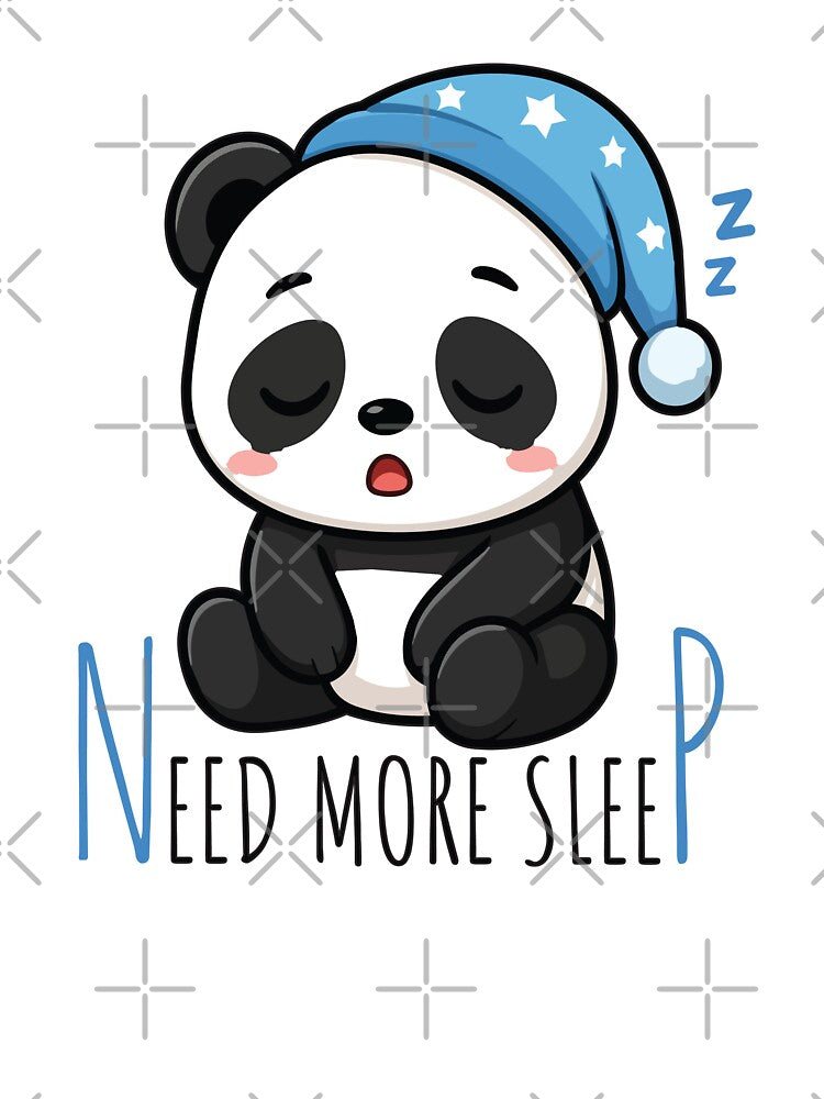 Cute Sleepy Panda Illustration by Creative Owlet