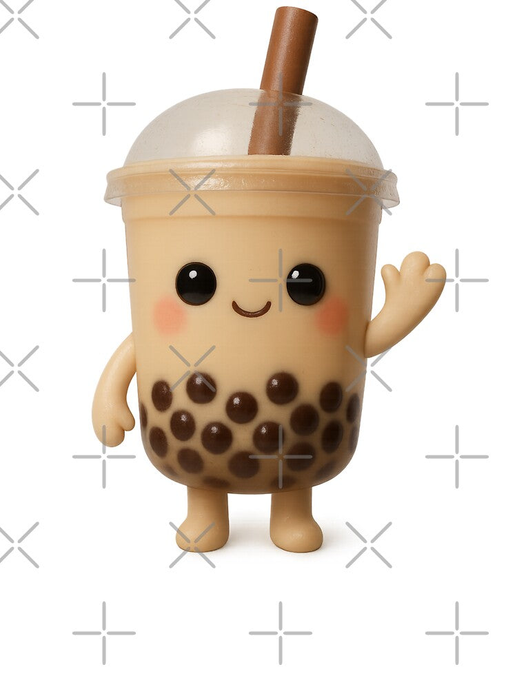 Cute Bubble Tea Cup | Kawaii Fun Food Art by Moons Studio