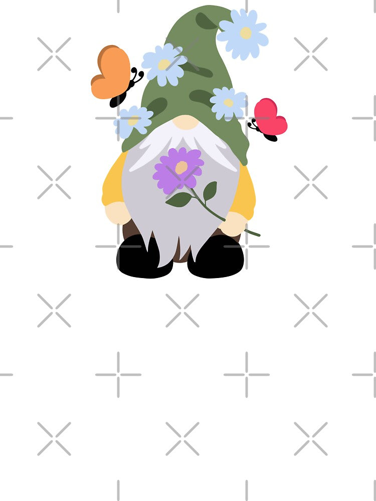 Spring Gnome | Butterflies | Spring Season | Spring Flowers by Digital-Thought