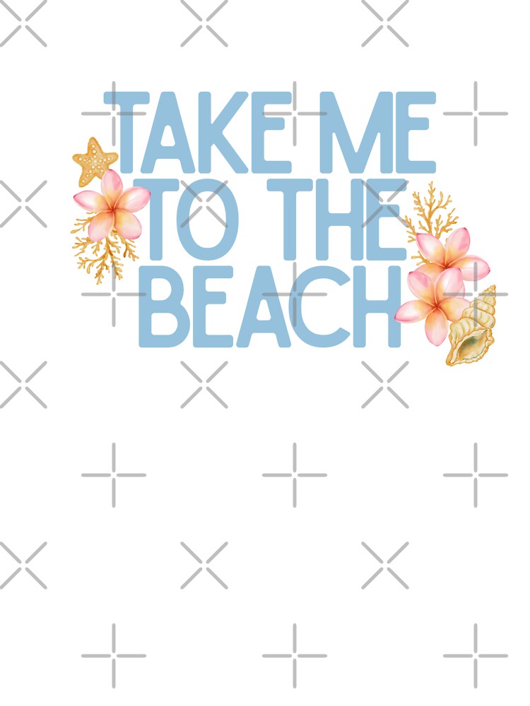 Take Me to the Beach by Lil Bits Art
