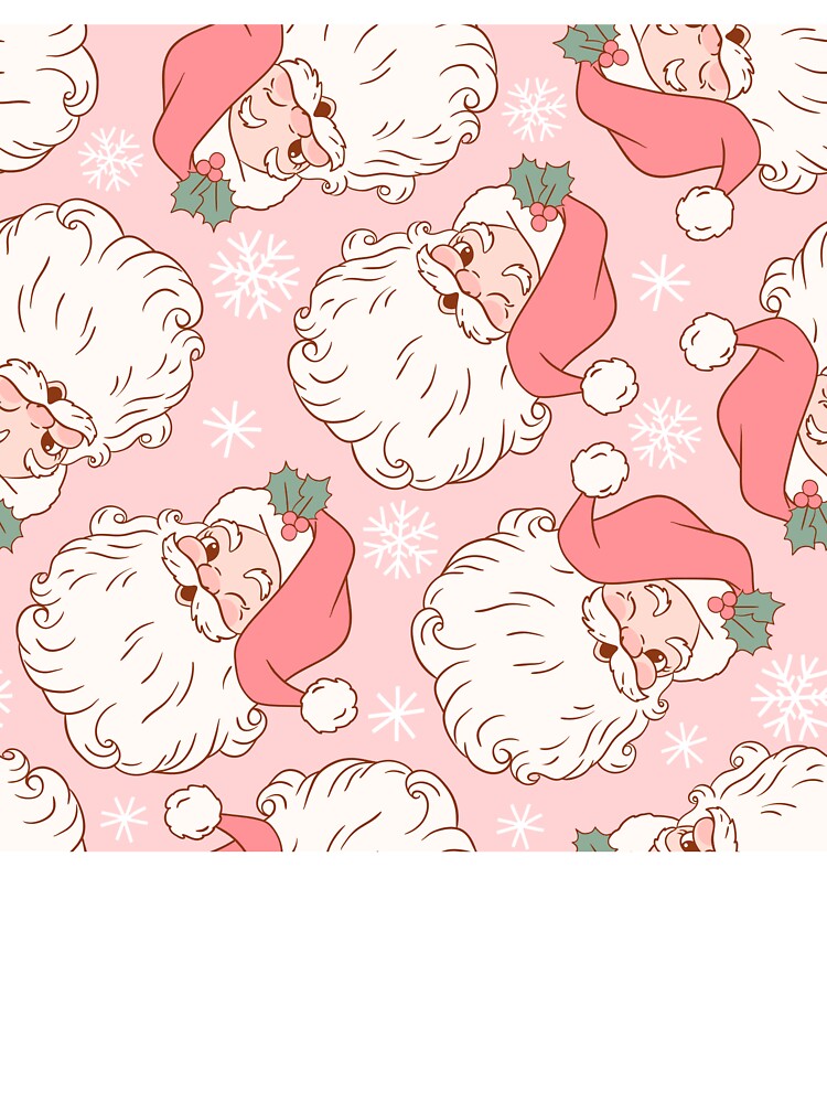 Vintage Pink Santa Claus by newburyboutique