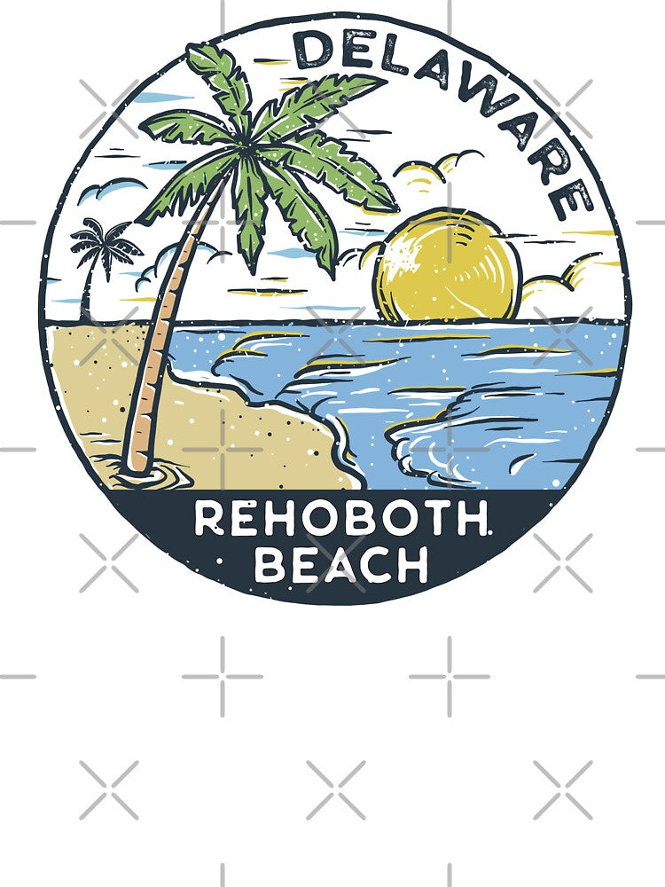 Rehoboth Beach Delaware Vintage by KrisSidDesigns
