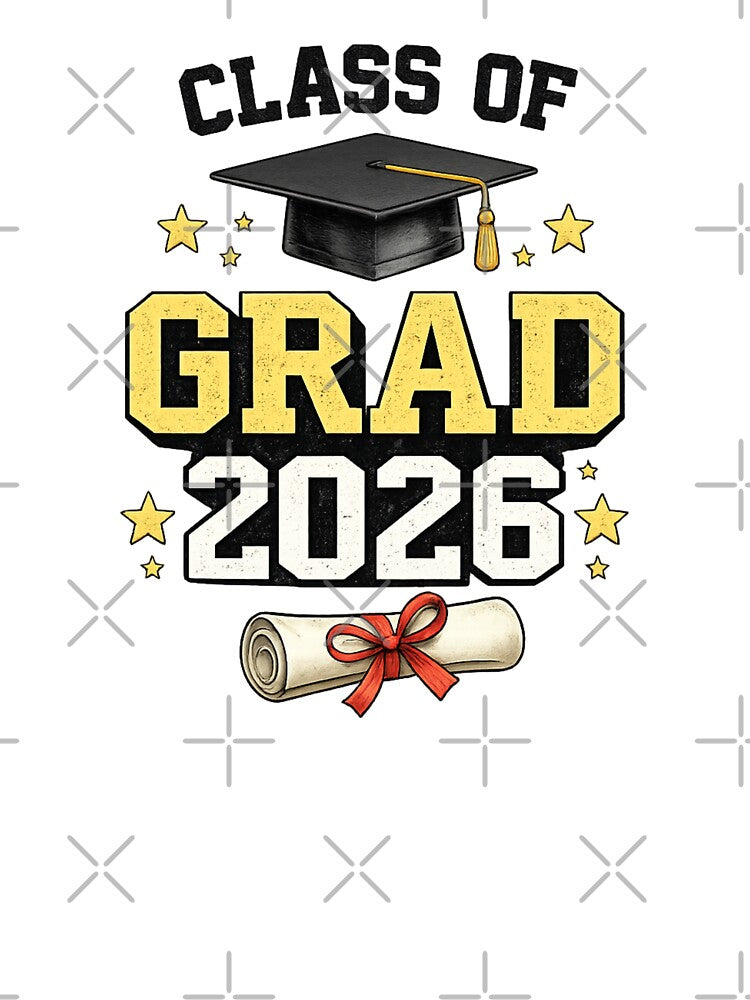 Class of 2026 Graduation Shirt Bold Grad 2026 Senior Gift Graduation Cap Design by jglobal360