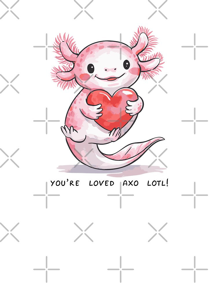 Tiny Axolotl Love by skiprender