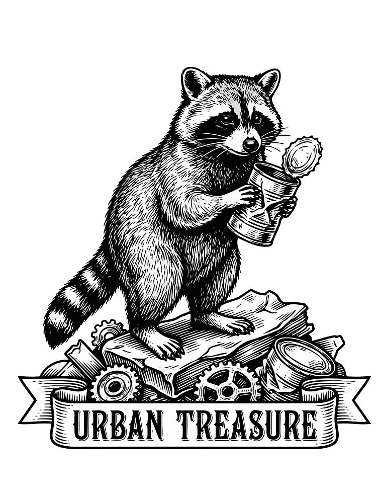 TRASH PANDA URBAN TREASURE by Uglyandcute