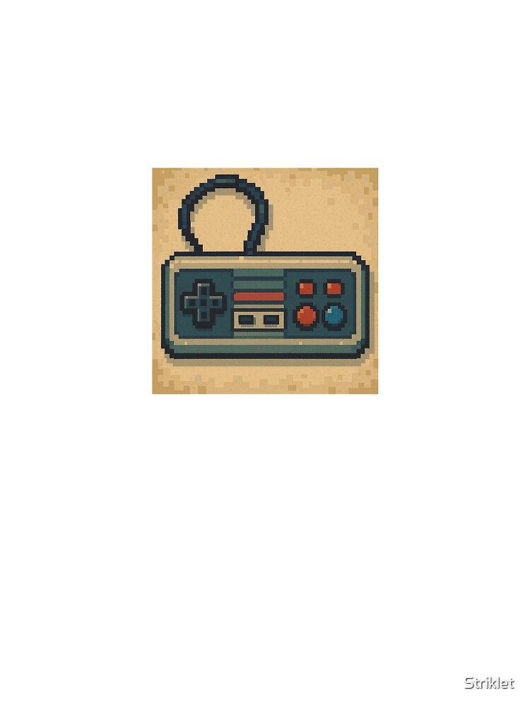 "Retro Gaming Controller - Pixel Art Style" by Striklet