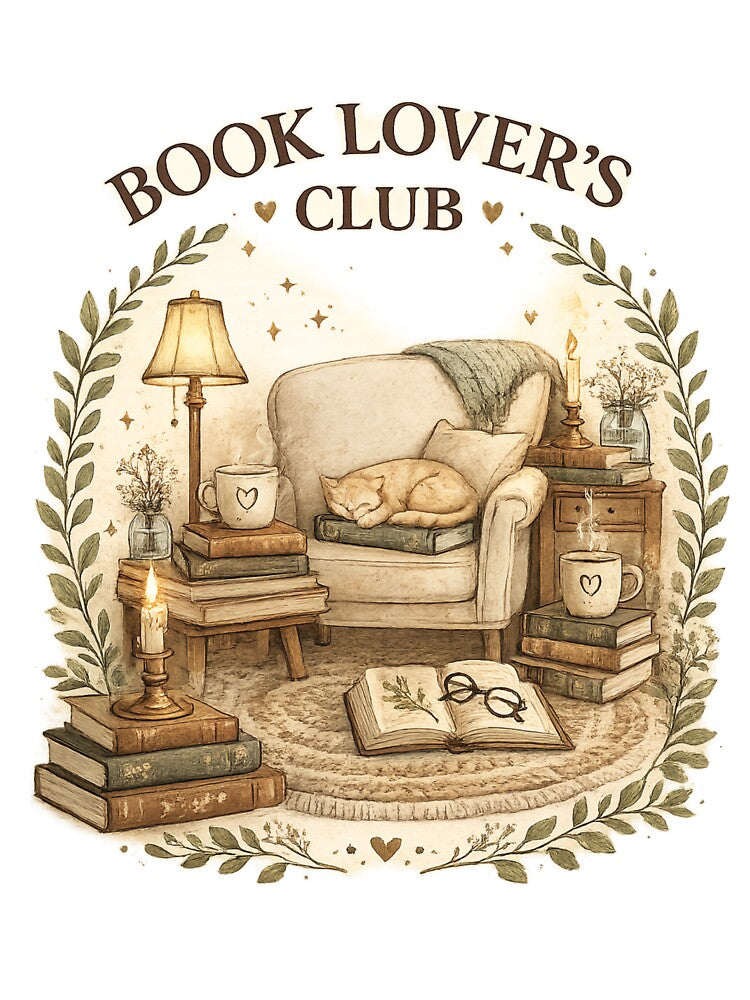 Book Lovers Club Cozy Reading Nook by GlitterAndStars