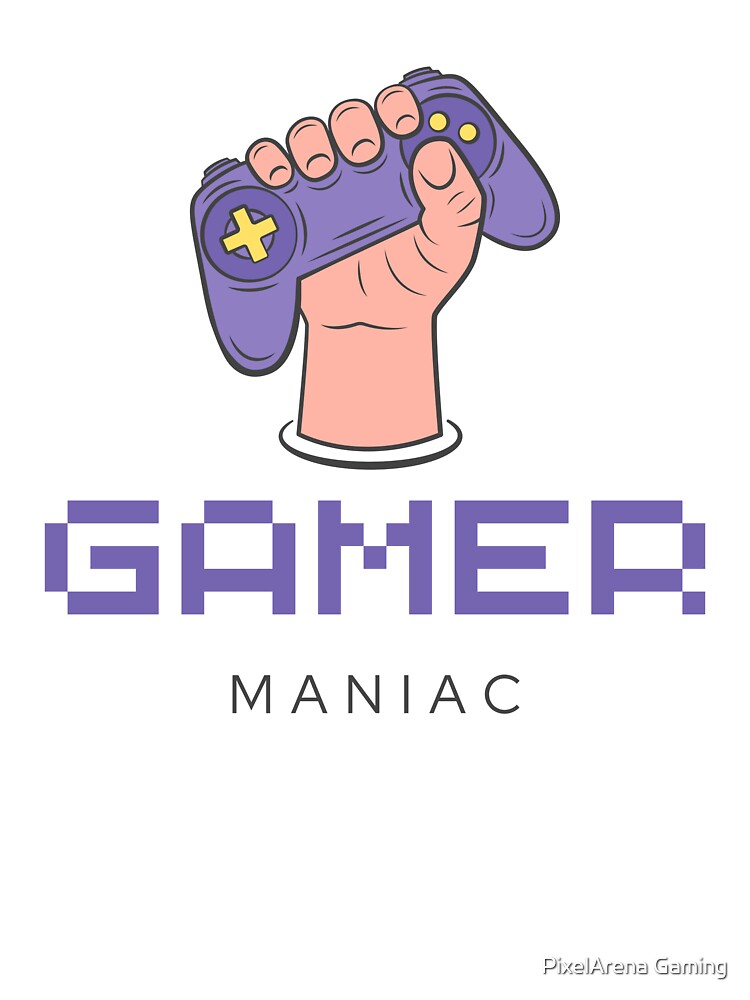 Gamer Maniac Controller Hand Design by PixelArena Gaming