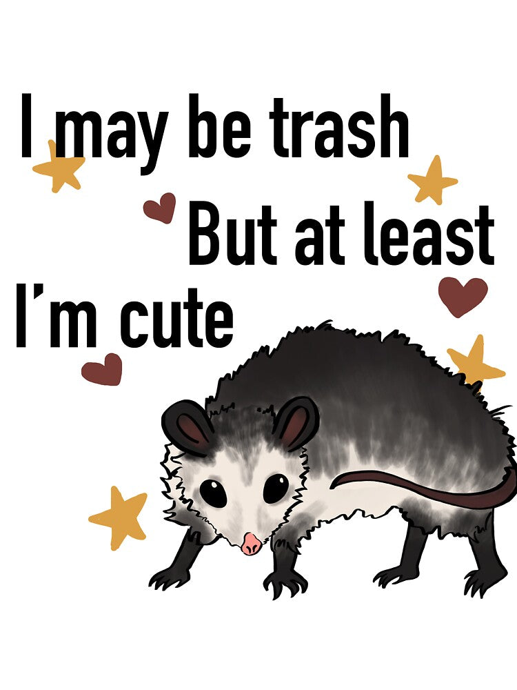 Cute Trash by Silly Lil Arts