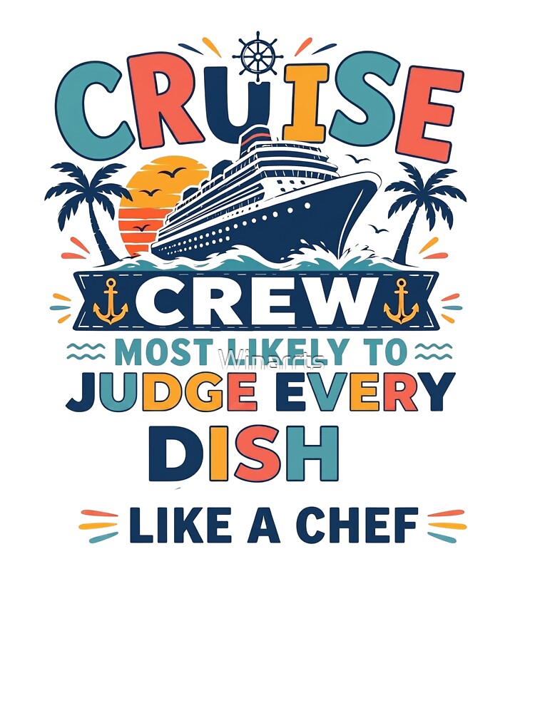 Most Likely to Judge Every Dish Like a Chef – Funny Family Cruise Crew Matching – Chef Vacation by Winarrts