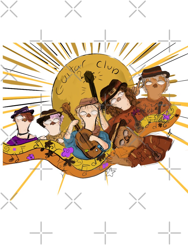 Guitar Club- white background by Phaedra11