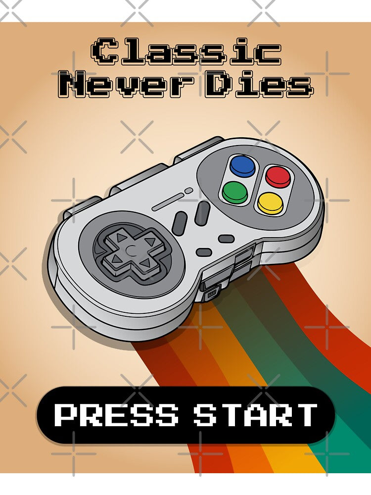 Classic Controller Retro Gaming Vibes by Zitro Design Studio