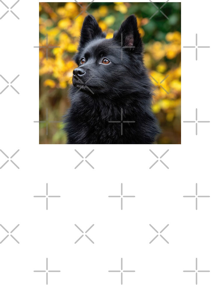 Black Schipperke Dog by Elisabeth Lucas