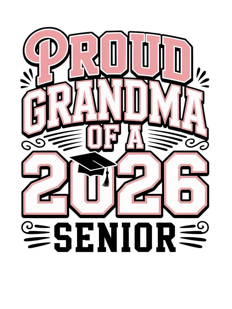 Proud Grandma Class 2026 Senior Graduate Graduation Matching by Rrettgison