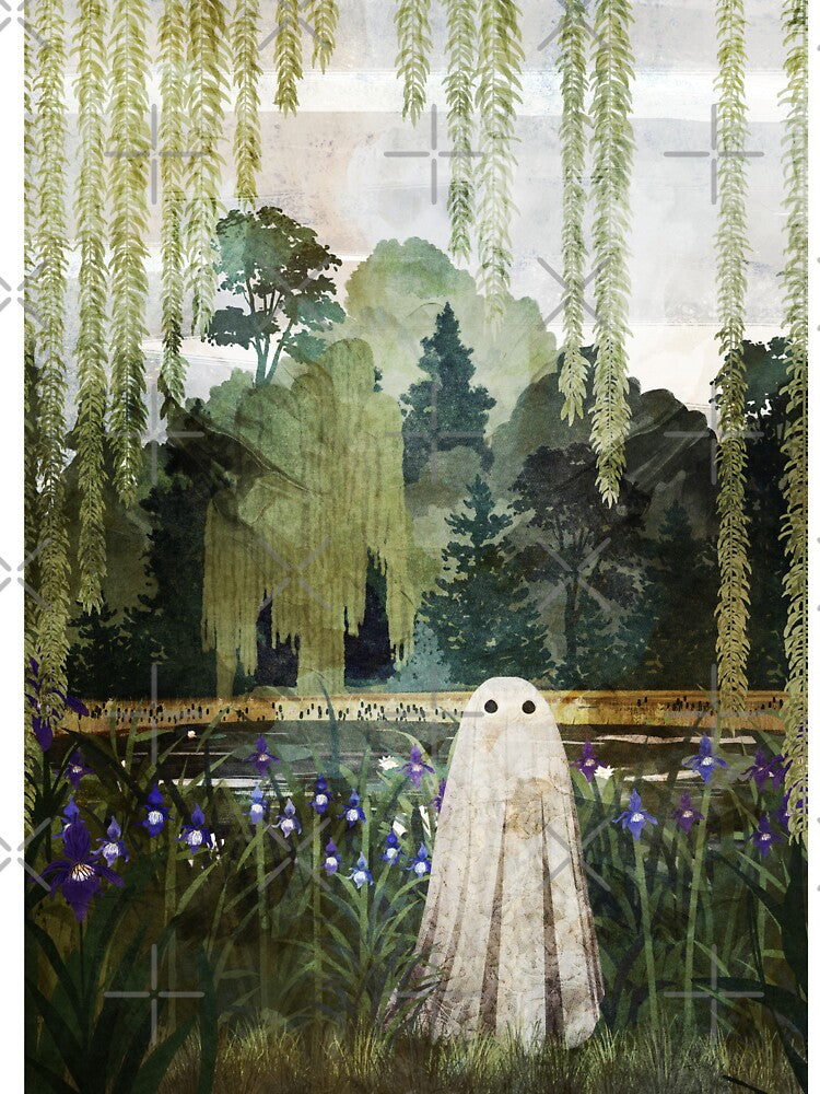 There's A Ghost Amongst the Iris by katherineblower