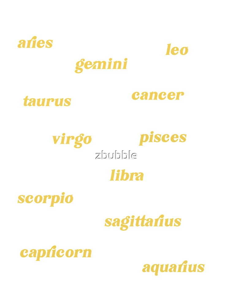 zodiac astrology sign pack by zbubble
