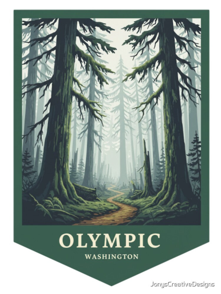 El Parque Nacional Olympic, en Washington by JonysCreativeDesigns