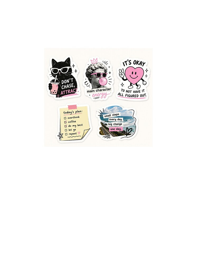 Gen Z style stickers by artByDhanashree