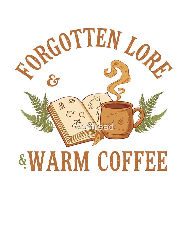 Vintage Forgotten Lore Coffee Cup Aesthetic by Coffread
