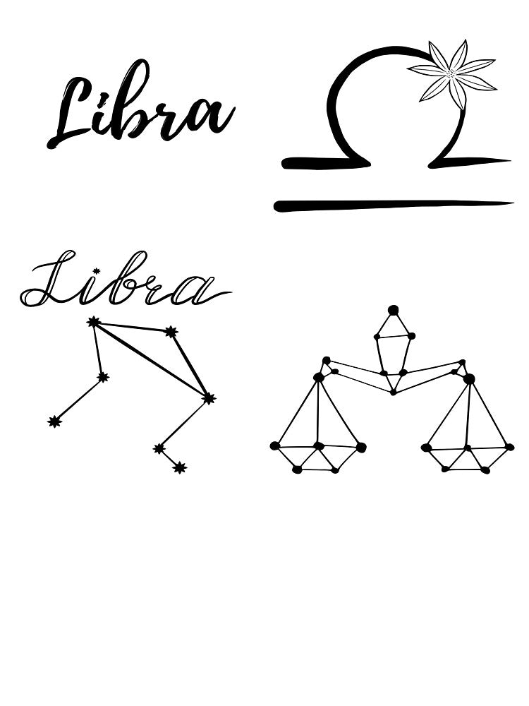 Sticker pack Libra star sign by DahliaBlanche