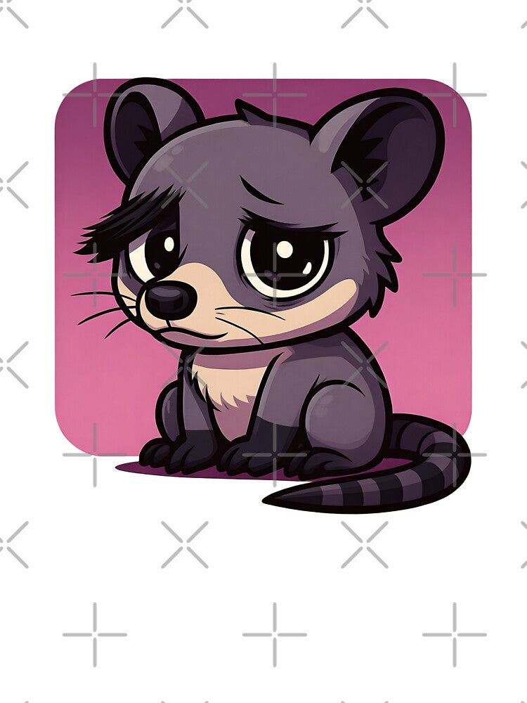 Funny Emo Possum Goth Trash Opossum by StickyGuys