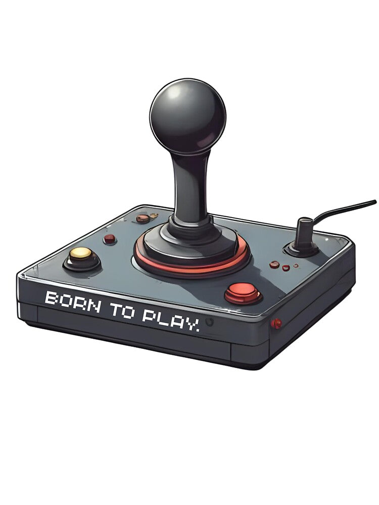 Born to Play – Retro Joystick Vibes by Pixel--Threads