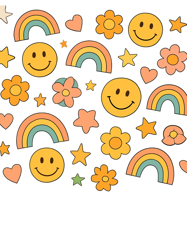 Retro Vibes Pattern by Threadoir