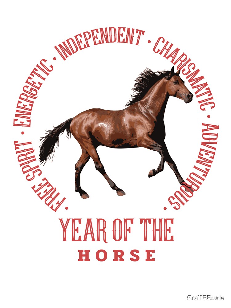 Year Of The Horse Good Qualities Characteristics by GraTEEtude