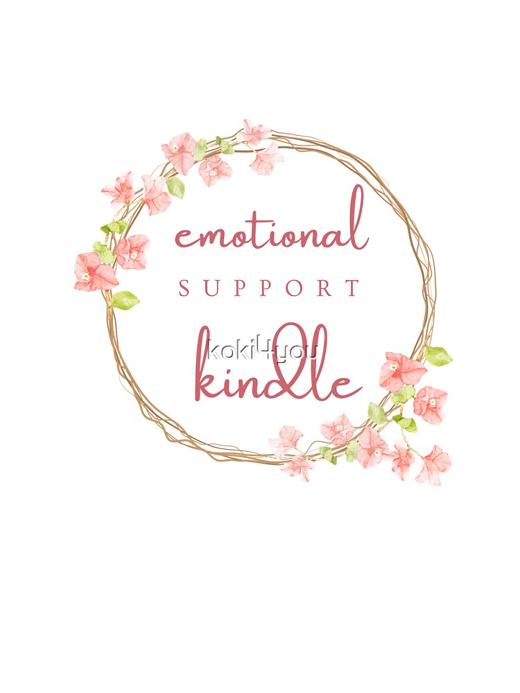 emotional support kindle by koki4you