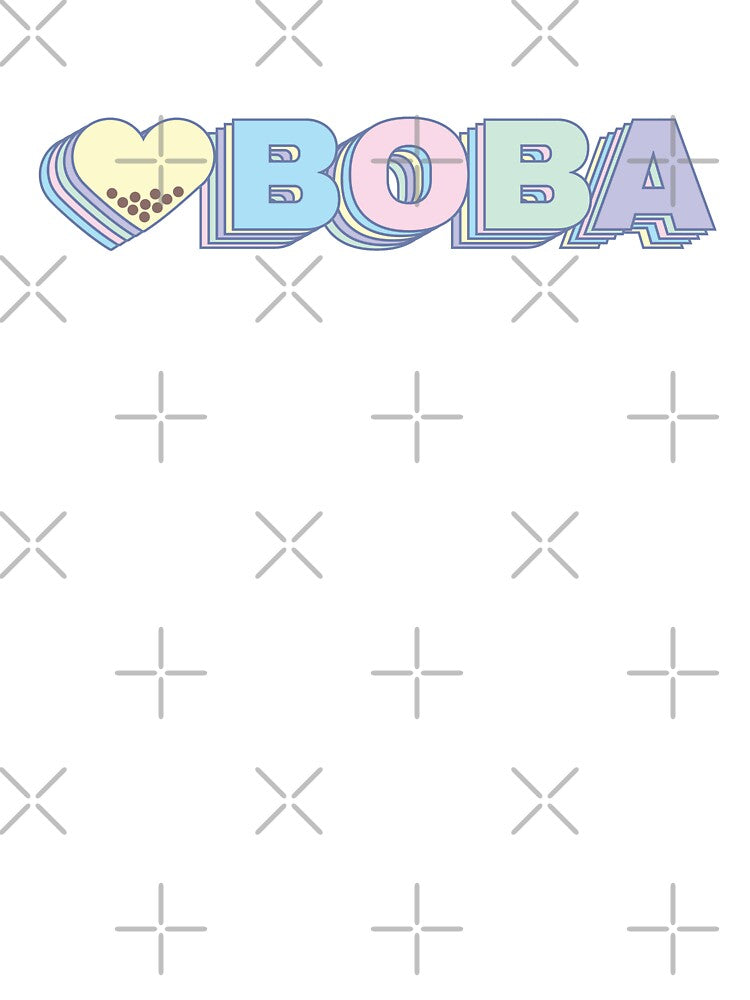 Love Boba - Cute Kawaii design for boba tea lovers by Si Li