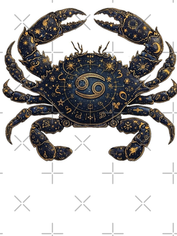 Cancer Zodiac Astrology Crab Constellation Art by francous03