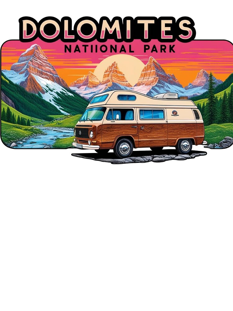 Dolomites National Park Van by Wanderlust Studio