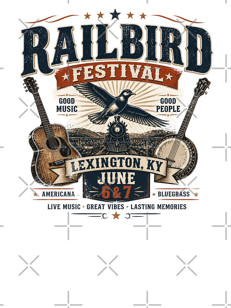 Railbird Festival June – Music Celebration Design by Combat Skies