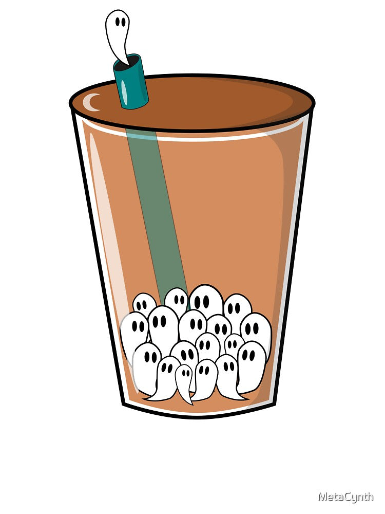 boo-ba Tea, haunted bubble tea by MetaCynth
