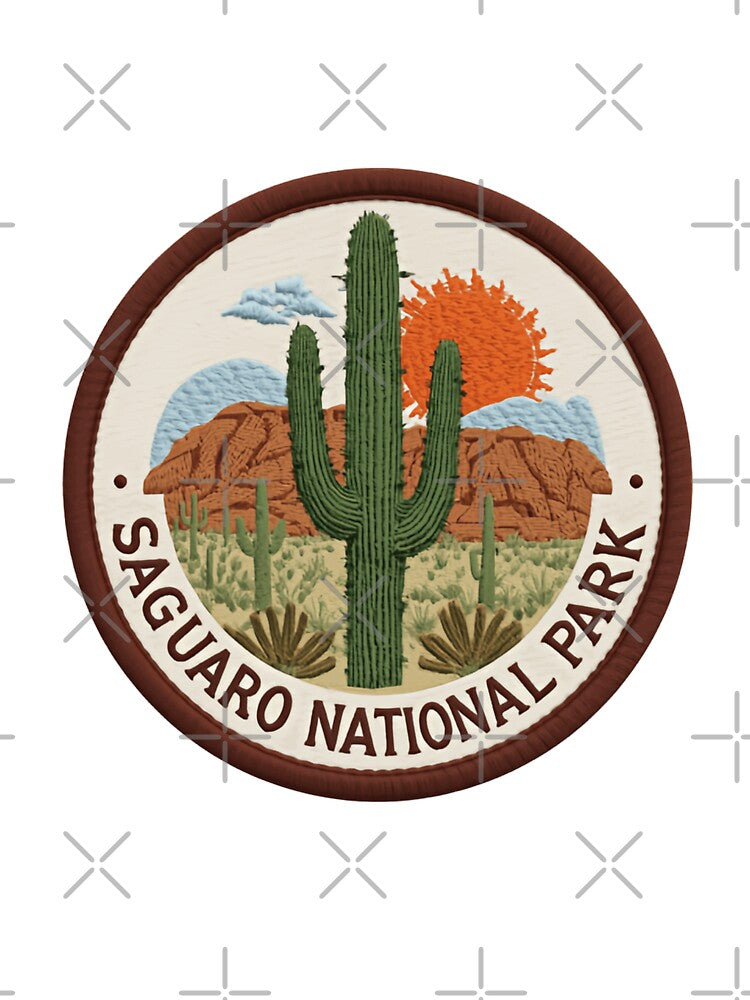 Embroidery Saguaro National Park – Desert Dreams And Trails by Simsimah26Parks