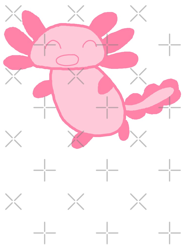 Cute Smiling Axolotl by urnit