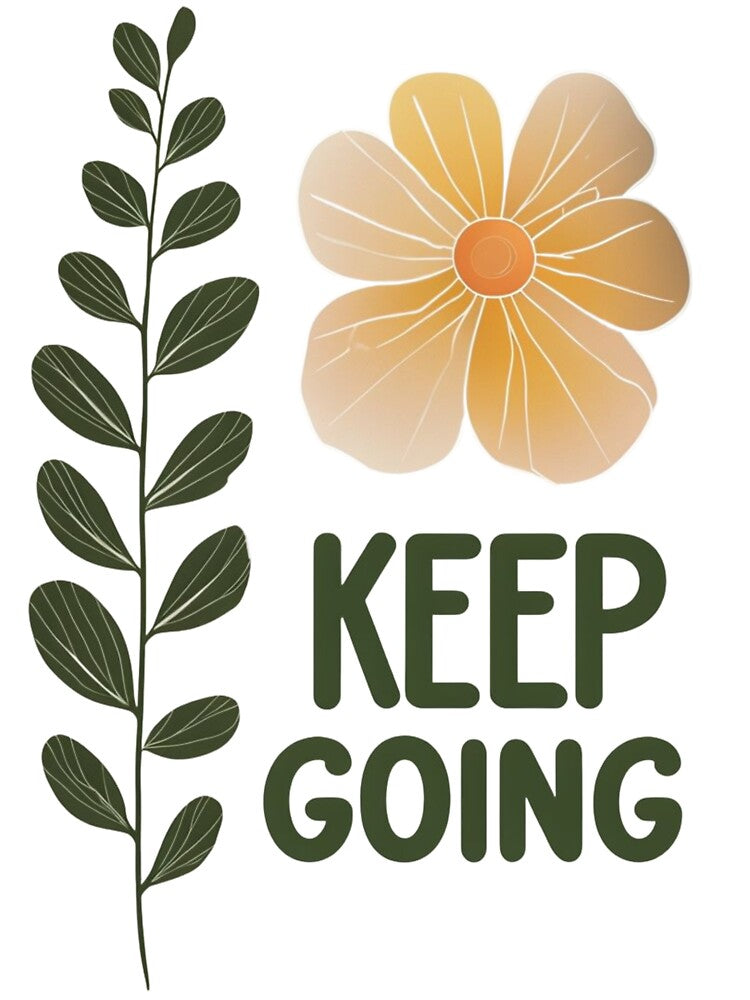 Keep going - motivational quote by GUNAPRIYAA