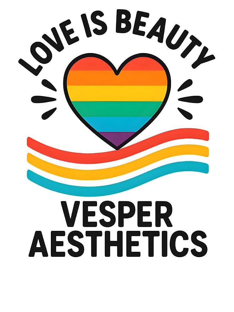 Love Is Beauty – Pride Rainbow Heart by Vesper Aesthetics by ALVISION-CREATE