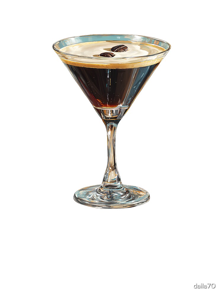 Espresso Martini Cocktail Art v3 by daila70